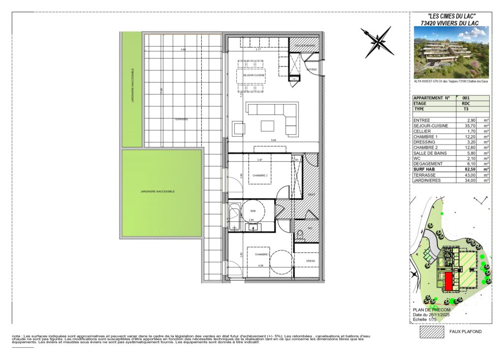 appartement neuf le vivier du lac agence du lac 73