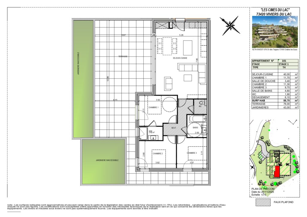 appartement neuf le vivier du lac agence du lac 73