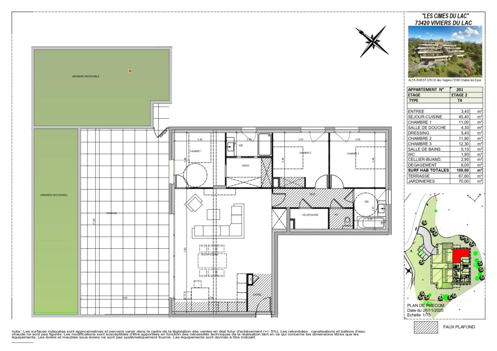 appartement neuf le vivier du lac agence du lac 73