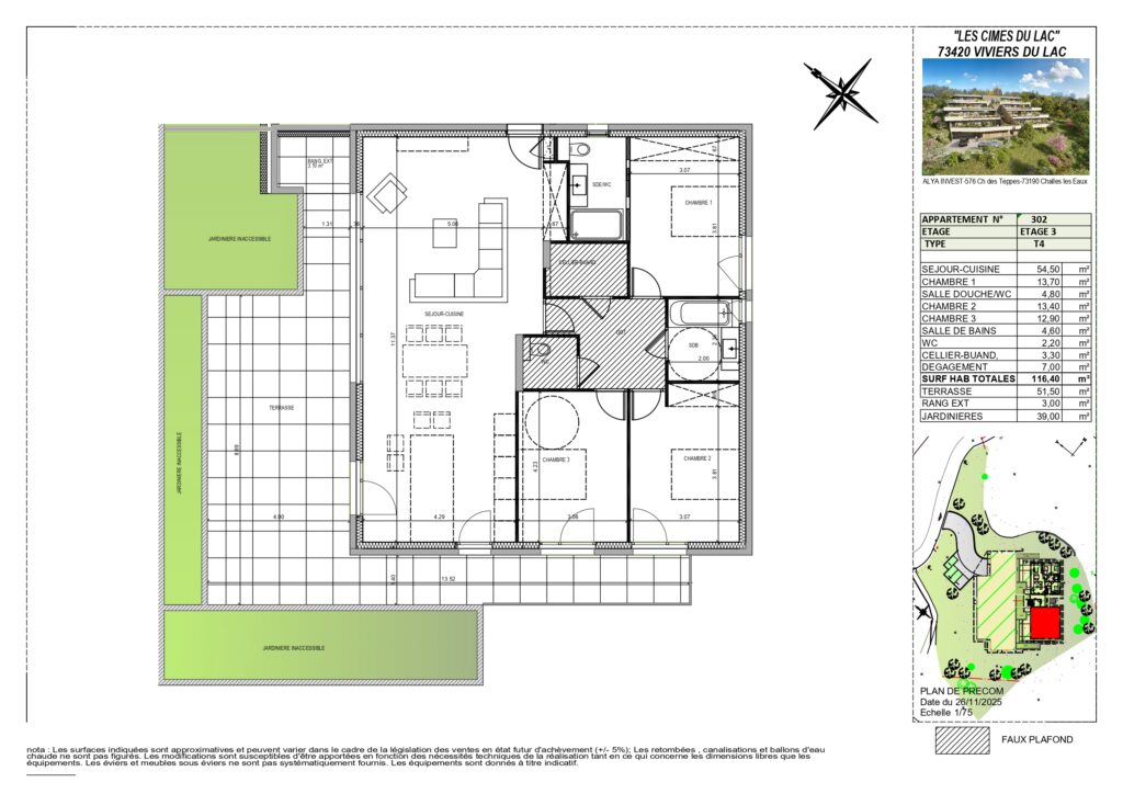 appartement neuf le vivier du lac agence du lac 73