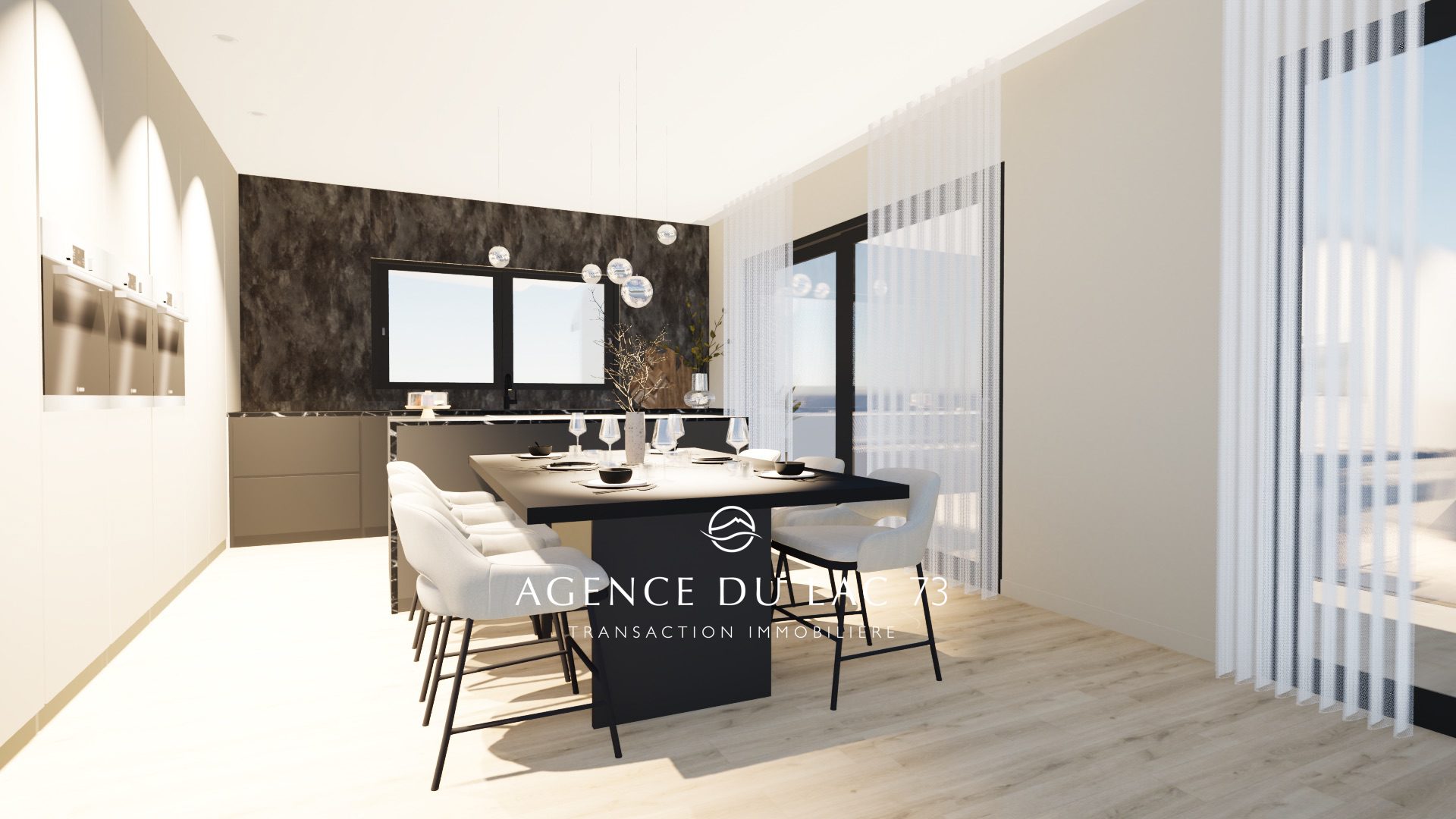 Agence du Lac 73-immobilier de luxe en Savoie. Vente villa haut de gamme sur Monterminod à Saint Alban leysse