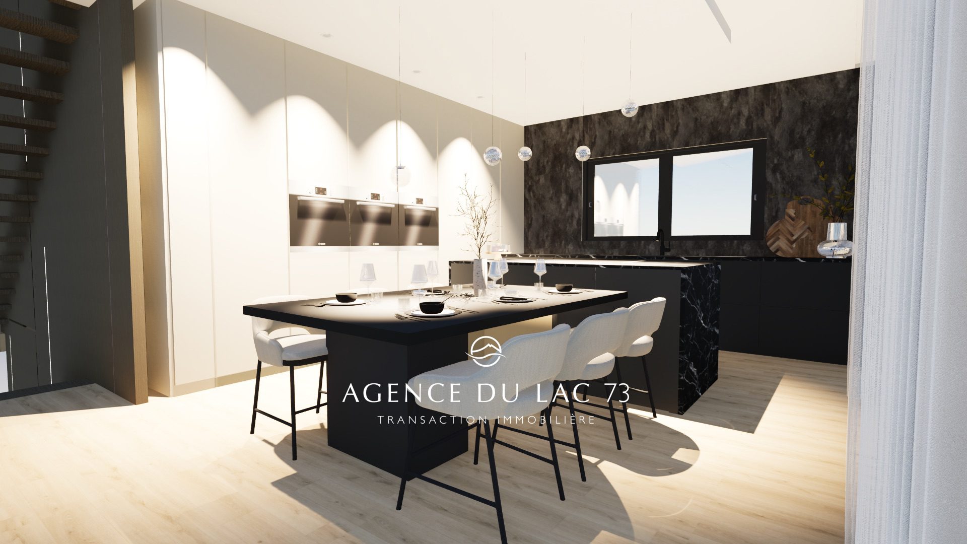 Agence du Lac 73-immobilier de luxe en Savoie. Vente villa haut de gamme sur Monterminod à Saint Alban leysse