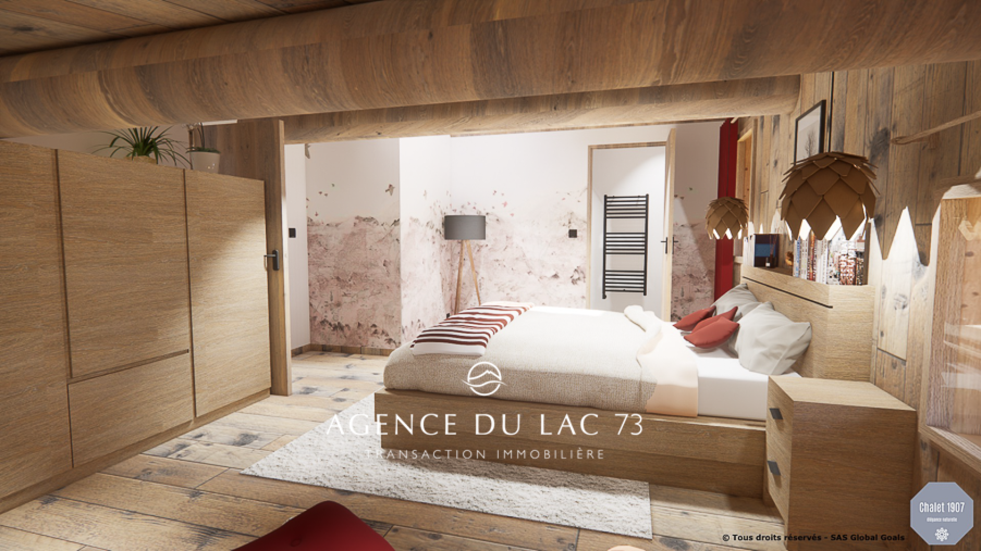 Agence du Lac 73-immobilier de luxe en Savoie. Chalet rénové à Praz sur Arly