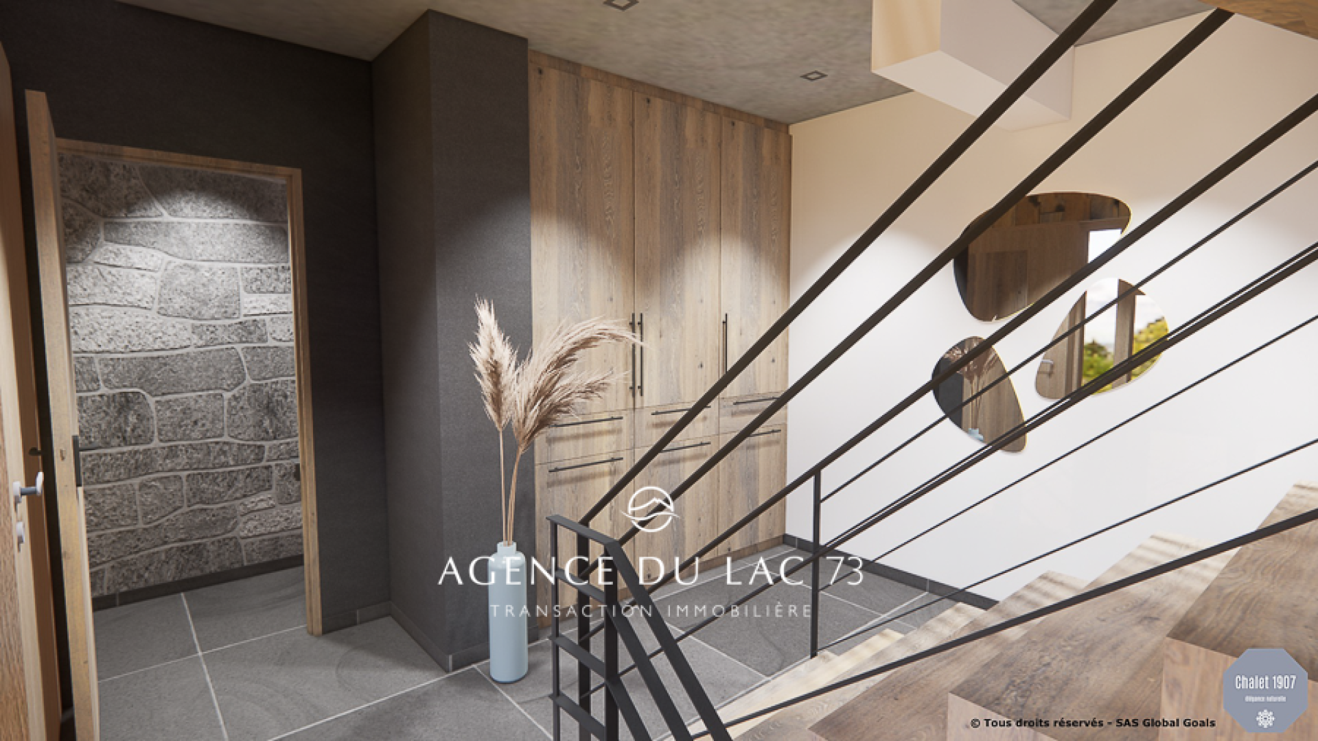 Agence du Lac 73-immobilier de luxe en Savoie. Chalet rénové à Praz sur Arly