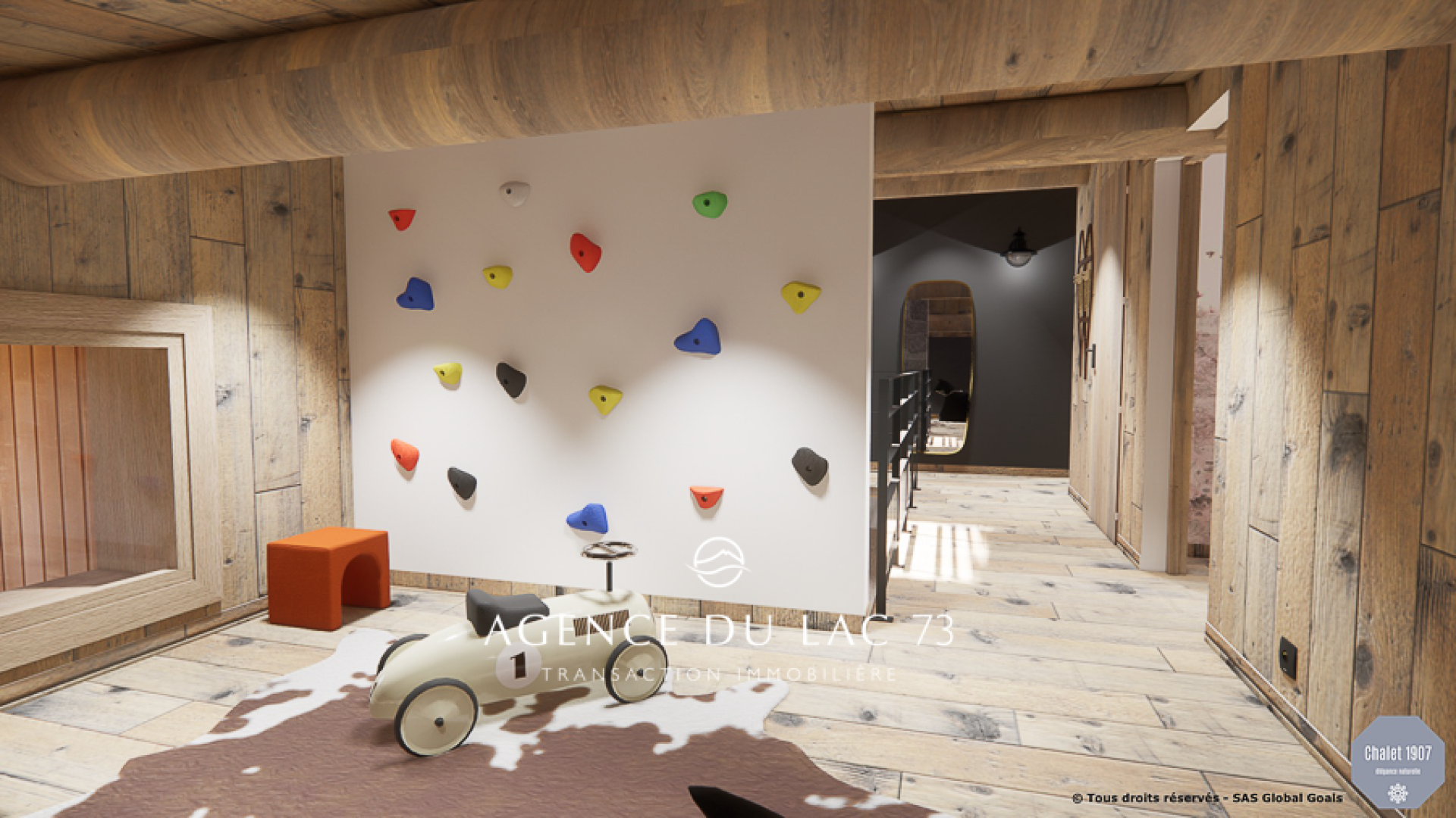 Agence du Lac 73-immobilier de luxe en Savoie. Chalet rénové à Praz sur Arly