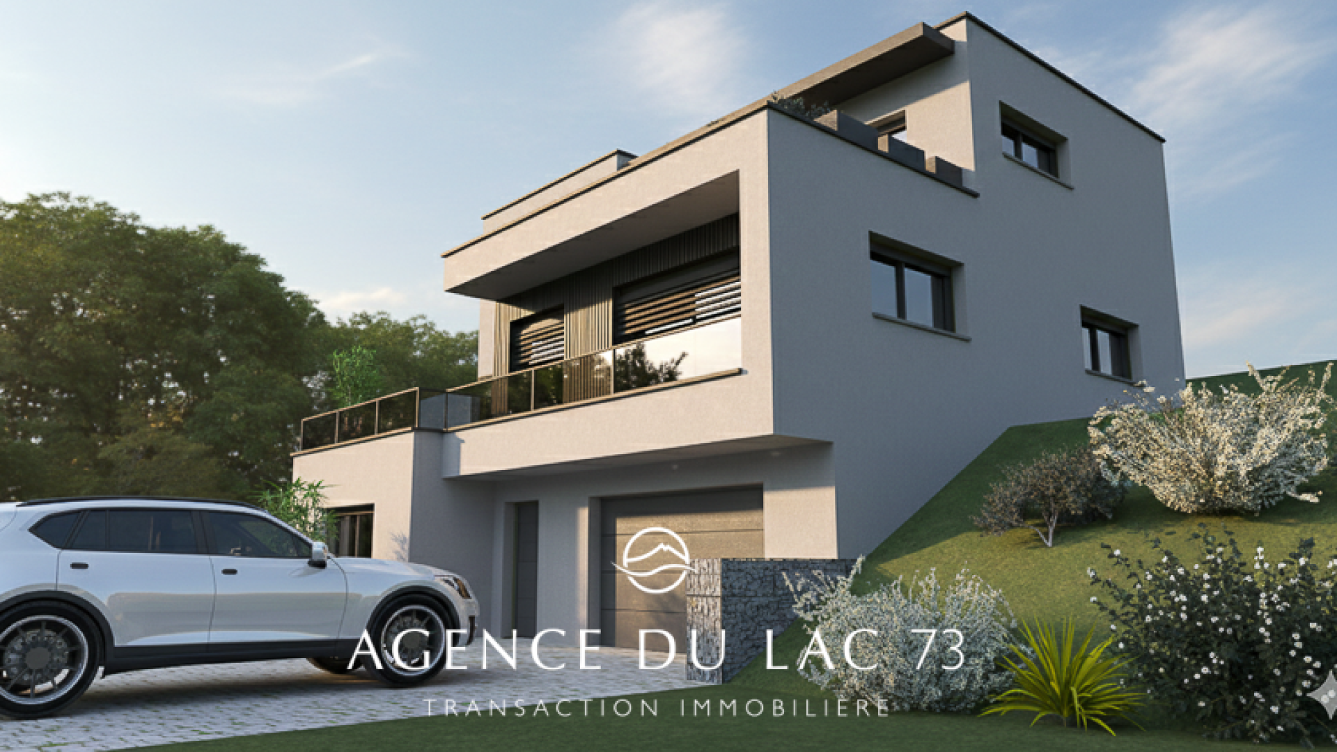 Agence du Lac 73-immobilier de luxe en Savoie. Vente villa haut de gamme sur Monterminod à Saint Alban leysse