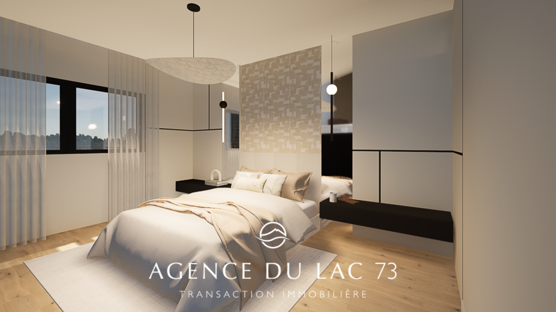 Agence du Lac 73-immobilier de luxe en Savoie. Vente villa haut de gamme sur Monterminod à Saint Alban leysse